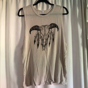 Tobi “Longhorn Skull Muscle” Tank